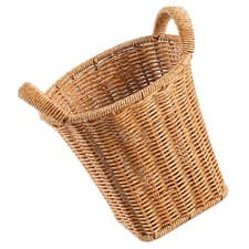 Image of  Wear-resistant Storage Basket Kitchen Decorative Woven with Handle