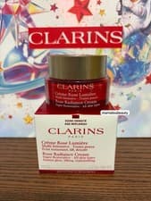 Image of Brand New Clarins Super Restorative Rose Radiance Cream (50ml) - All Skin Types
