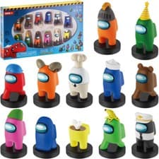 Image of Among Us Series 2 Crewmate Characters Stampers Figures 12 Pack Deluxe Box New