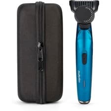Image of BaByliss Men Japanese Steel Stubble And Beard Trimmer Blue - 7865U