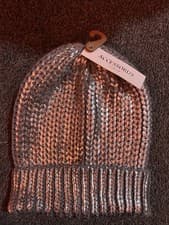 Image of Accessorize Women’s Metallic Beanie. BNWT. One Size.