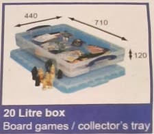 Image of Really Useful Storage Boxes Clear 20L 35L 64L –Stackable Plastic Boxes (RUP8013)