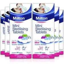 Image of 6x Milton Mini Sterilising Tablets 50