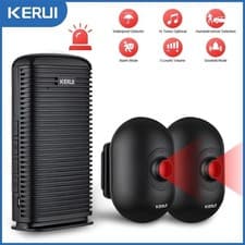 Image of KERUI DW9 Wireless Driveway Garage Motion Sensor Burglar Alarm System Waterproof