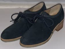 Image of Clarks Originals Womens Shoes BNWOB Ex-Display Blue Suede Lace Up Size 3.5 D