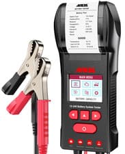 Image of Battery Tester 12V 24V CCA Analyzer with Printer Load Test