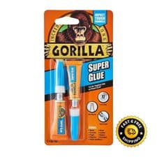 Image of Gorilla Super Glue Adhesive Strong Instant Bond Clear, 3g 6g 15g 25g Fast Drying
