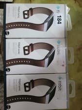 Image of Fitbit Ionic Perforated Leather Accessory Band, Cognac,