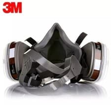 Image of 3m 6000 series reusable half mask respirator 6200 medium INCLUDING FILTERS 👌🏾.