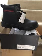 Image of Tuffking Men's Safety Work Steel Toecap Boots Size 9