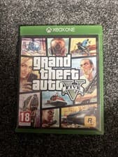 Image of Microsoft Xbox One Grand Theft Auto 5 v Five Video Game with Manual and Map