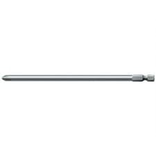 Image of WERA Tough 152mm 6" Extra Long PH2/Phillips 2 Screwdriver Bit,1/4" Shank,059786