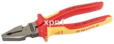 Image of Knipex 02 08 200 VDE Insulated High Leverage Combination Pliers 200mm 31861