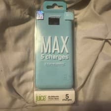Image of Juice Max 5 Charges 20000mAh Integrated Max Portable Power Bank - Teal NEW