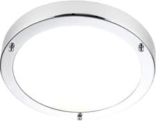 Image of Bathroom Ceiling Light - Dimmable LED Flush Bath Light with Frosted Shade – roun