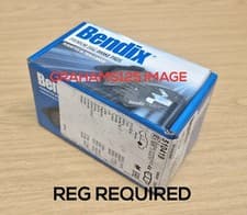 Image of BRAKE PADS SET REAR FITS HYUNDAI KIA SSANGYONG BENDIX 510419