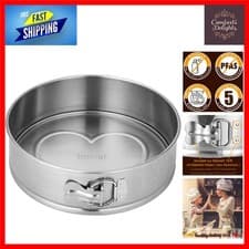 Image of 10 Inch Springform Cheesecake Pan Uncoated 18/8 Stainless Steel 25cm