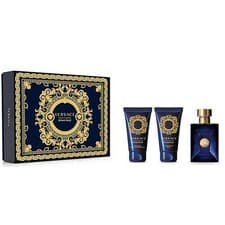 Image of Versace Dylan Blue Pour Homme 100ml OR 50ml EDT Gift Set Shower Gel After Shave