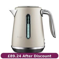 Image of Sage The Soft Top Luxe Kettle BKE735/SKE735 2400 Watts 1.7 Litres Silver/Black,
