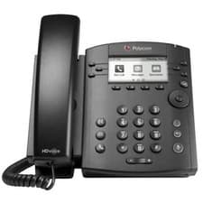 Image of Polycom VVX301 IP Business Phone With Handset And Stand - PoE - Brand New