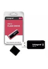 Image of Integral USB3.0 Flash Memory Drive Black 64GB store & transfer your files
