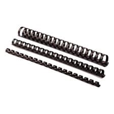 Image of Fellowes Binding Comb A4 6mm Black Pack 100 (5345307)