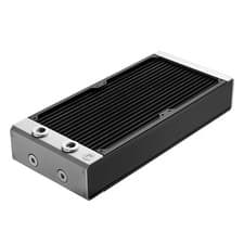 Image of EK-Quantum Surface X280M Dual 140mm Fan Water Cooling Multiport Radiator - Black