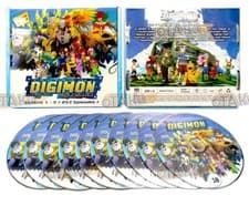 Image of DIGIMON : DIGITAL MONSTERS (SEASON 1-5) - DVD (1-253 EPS) ENG DUB, SHIP FROM UK