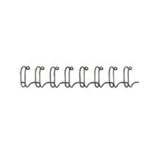 Image of Fellowes Wire Binding Combs 6mm Black (Pack of 100) 53218 Binding Stationery
