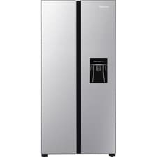 Image of Fridgemaster MS83430DES 84cm Frost Free American Fridge Freezer Silver E Rated