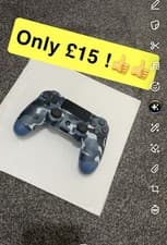 Image of Sony PlayStation DualShock 4 Wireless Controller - Green Camouflage (3001544)