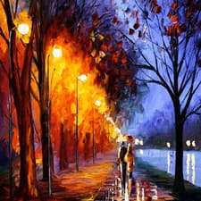 Image of Oil Paint Canvas Wall Art Printed Stretched Over Solid Pine Frame Various Sizes