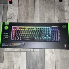 Image of Razer BlackWidow v4 X Mechanical Gaming Keyboard Razer Green Switch UK Layout
