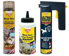 Image of Zero In Wasp Nest Killer Foam Jet Weed Bees Insect Pest Control Trap Spray Kill