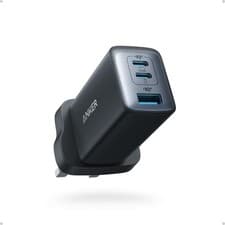Image of Anker USB C Charger (Nano II 65W), PPS 3-Port Fast Plug for Black
