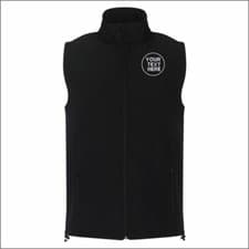 Image of Personalised Custom Embroidered Two Layer Soft Shell Gilet Work Wear Bodywarmers