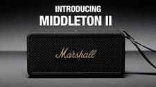 Image of Marshall Middleton II Portable Bluetooth Speaker - 30  Hours Playtime - New