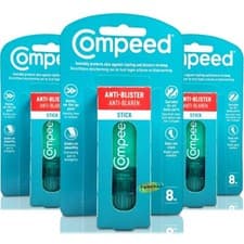 Image of 3x Compeed Anti Blister Stick 8ml Prevents Heel Blisters