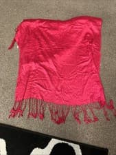 Image of Red Women’s Scarf Large Rectangular From Accessorize New With Tags