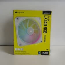 Image of Corsair iCUE LINK LX140 RGB 140mm PWM Fan Single Pack – Dual Light Loops – White