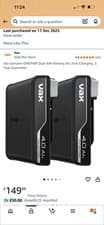 Image of 2X Vax OnePWR 4.0Ah Max Battery - Black (BV25040) and charger