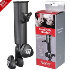 Image of MASTERS DELUXE GOLF UMBRELLA HOLDER / UNIVERSAL / FITS ALL GOLF PUSH TROLLEYS