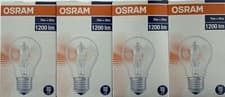 Image of 70 Watt ES Halogen GLS standard bulb lamp dimmable 1200lm Osram Pack of 4 E1