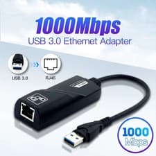 Image of USB Ethernet Adapter 1000Mbps Network Card USB to LAN USB Wifi Adapter