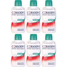 Image of Corsodyl Daily Fresh Mint Alcohol Free Mouthwash 500ml- x6