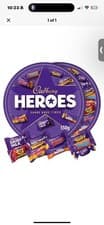 Image of Cadbury Heroes Milk Chocolate Assorted Selection Sharing Gift Treats Tub 550g