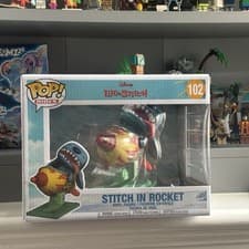Image of Funko Pop! Rides: Disney - Lilo And Stitch - Stitch in Rocket #102