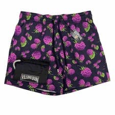Image of Vilebrequin Mens Swim Shorts - Moorise Raspberry 2004 Superflex Style: MSOH1F04