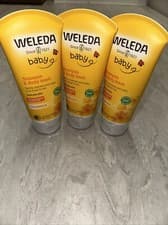 Image of Weleda Baby Calendula Shampoo and Body Wash 200ml.  x3 Packs Expire 07/2026