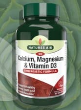 Image of Natures Aid Calcium Magnesium and D3 90 Tablets (Packaging May Vary)